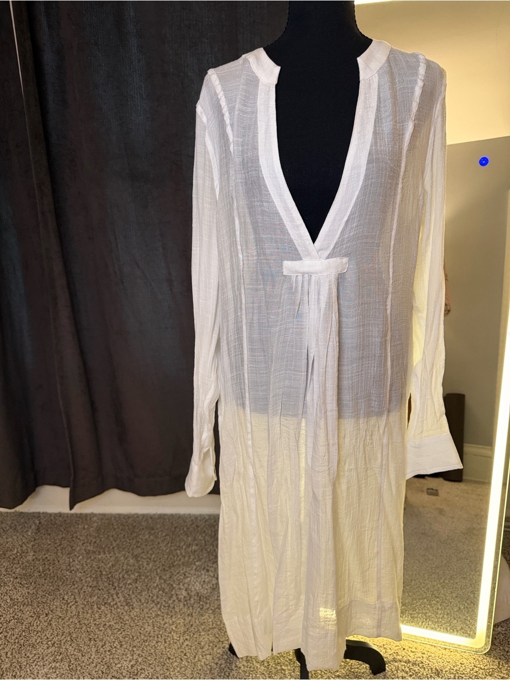 LAWLESS Long Tunic Deep V